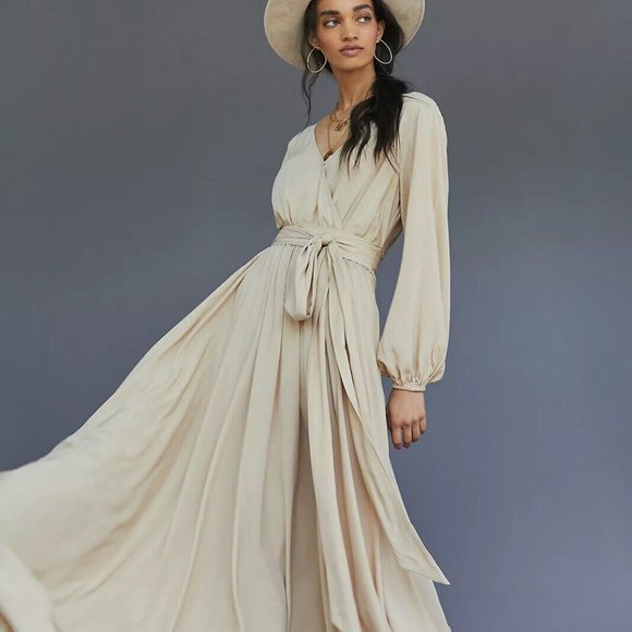 Gorgeous Brand New Erika Pena Draped Wrap Maxi Dress - Picture 1 of 14